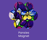 Pansies Magnet