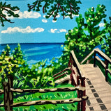 Stairs to the Lake