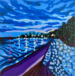 Lake Huron Pier Nightview