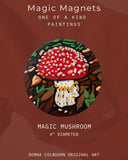 Magic Mushroom Magnet
