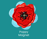Poppy Magnet