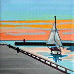 Bayfield Pier and Sailboat