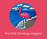 The Pink Flamingo Magnet