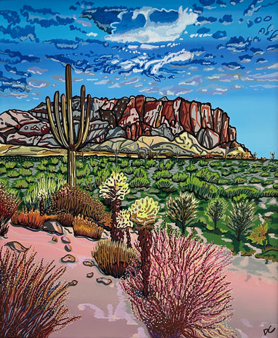 Superstitious Mountain 11" x 14" Print