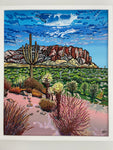Superstitious Mountain 11" x 14" Print