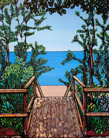 Stairs to the Lake