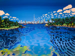centre island toronto boats lake ontario painting donna colbourn 
