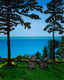 A Cottage View (Lake Huron)