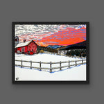 Hill Farm Sunset