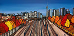 donna colbourn CN tower train tracks 